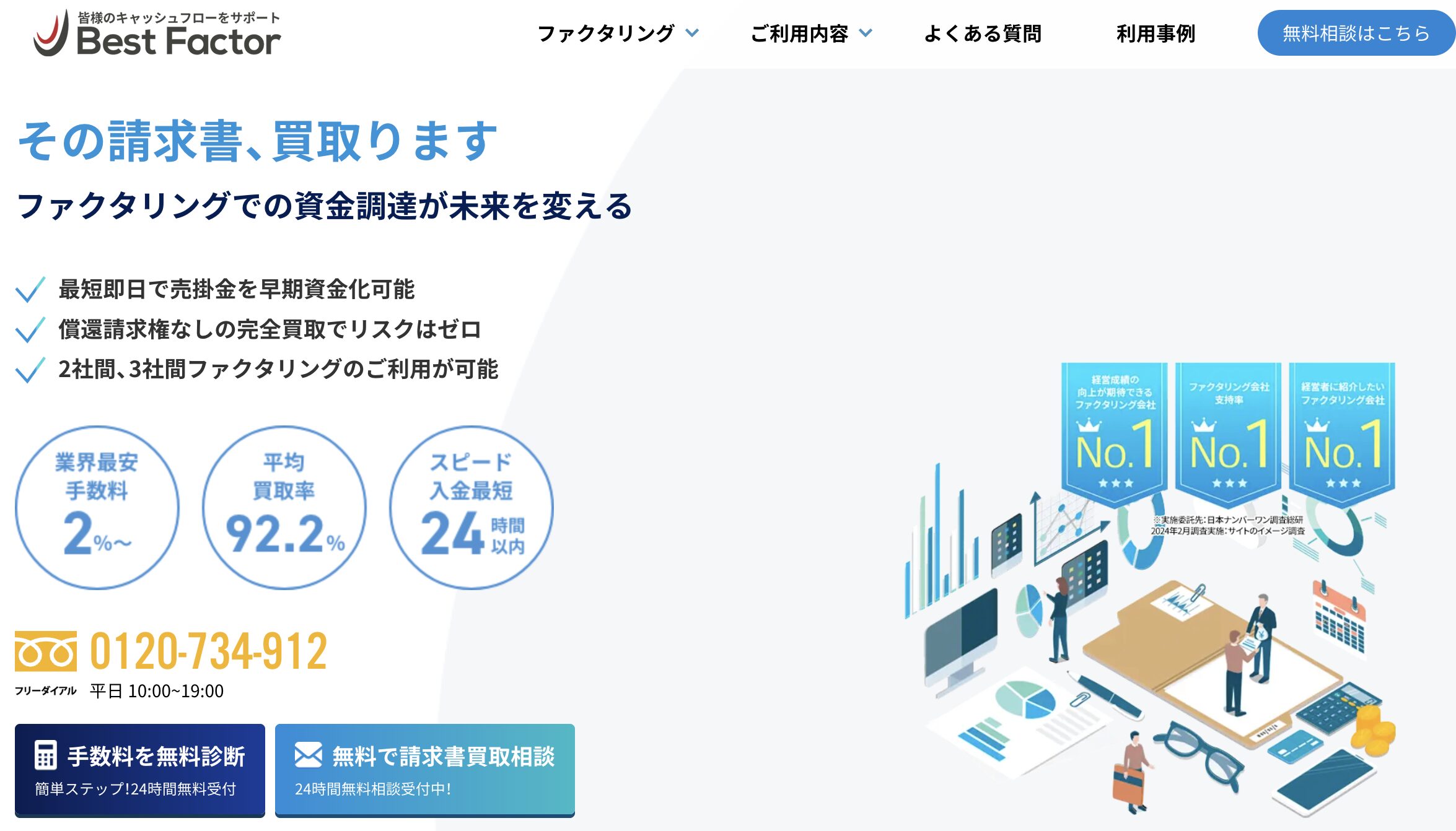 ベストファクターのサービス画像